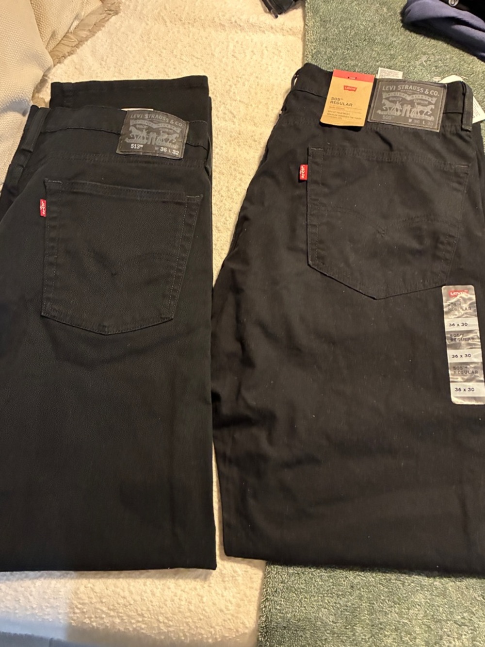 Levi's Men's Black Jeans - Twin Pack